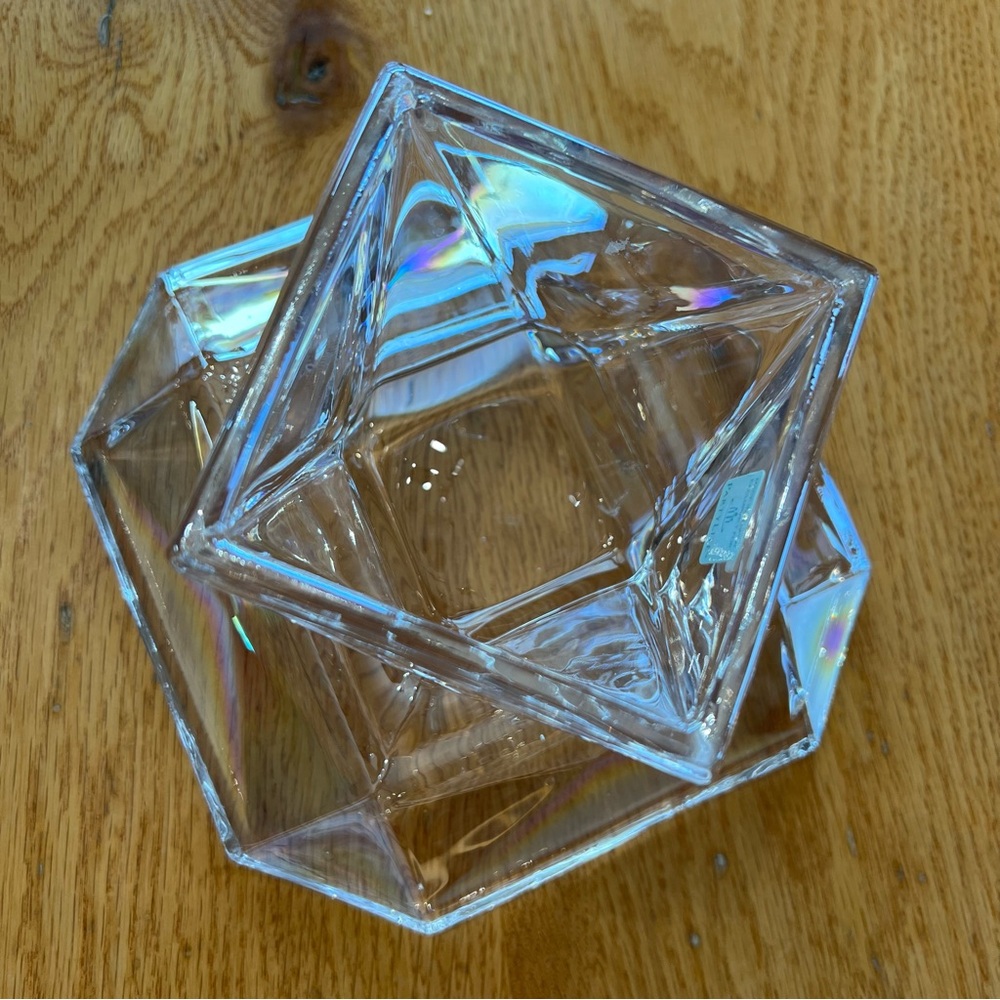Partylite Retired Reversible Crystal Candle Holder - Picture 7 of 13